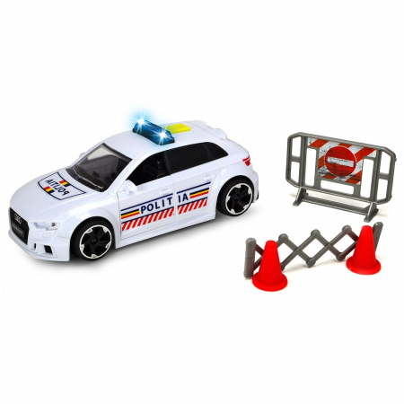 Masina de politie Dickie Toys Audi RS3 cu accesorii [0]