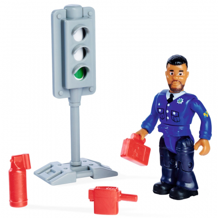 Masina de politie Simba Fireman Sam Police Car cu figurina Malcolm si accesorii [3]