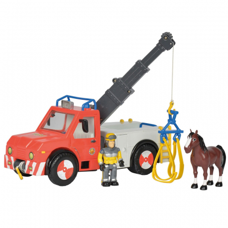 Masina de pompieri Simba Fireman Sam Phoenix cu figurina si cal [0]