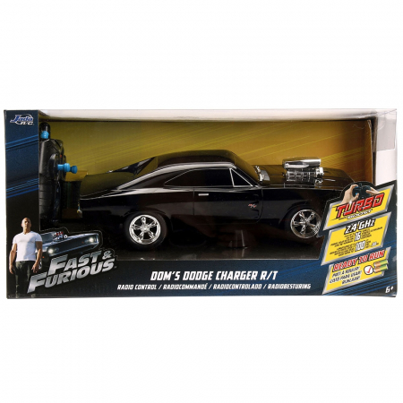 Masina Jada Toys Fast and Furious Dodge Charger 1970 cu telecomanda [11]