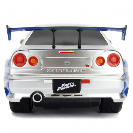 Masina Jada Toys Fast and Furious Nissan Skyline GTR cu telecomanda [4]