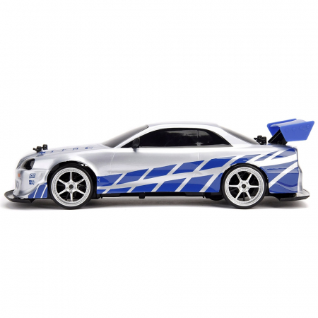 Masina Jada Toys Fast and Furious Nissan Skyline GTR Drift cu anvelope si telecomanda [3]