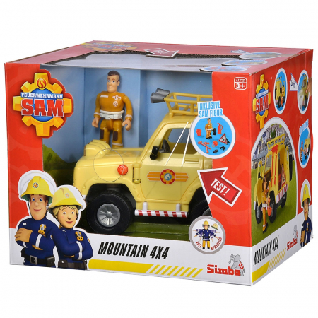Masina Simba Fireman Sam Mountain 4x4 cu figurina [9]