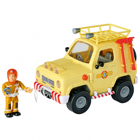 Masina Simba Fireman Sam Mountain 4x4 cu figurina [0]