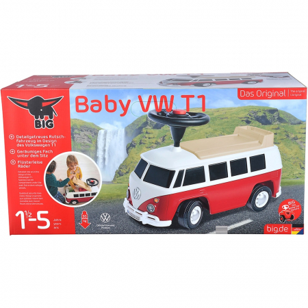 Masinuta de impins Big Baby VW T1 red [21]