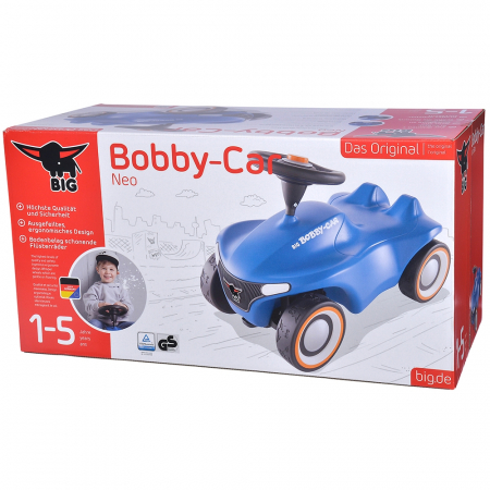 Masinuta de impins Big Bobby Car Neo blue [5]