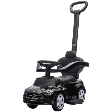 Import - Masinuta de impins Chipolino Mercedes Benz C-Class cu maner black