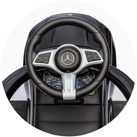 Masinuta de impins Chipolino Mercedes Benz C-Class cu maner black [20]