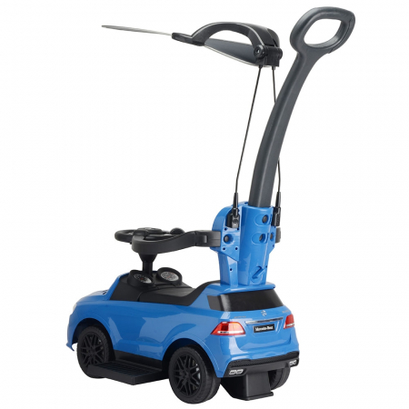 Masinuta de impins cu maner si copertina Chipolino Mercedes AMG GLE 63 blue [1]