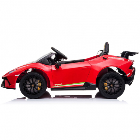 Masinuta electrica Chipolino Lamborghini Huracan red cu scaun din piele si roti EVA [2]