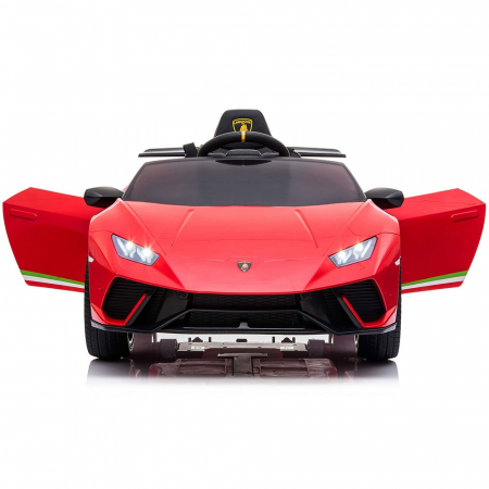 Masinuta electrica Chipolino Lamborghini Huracan red cu scaun din piele si roti EVA [7]