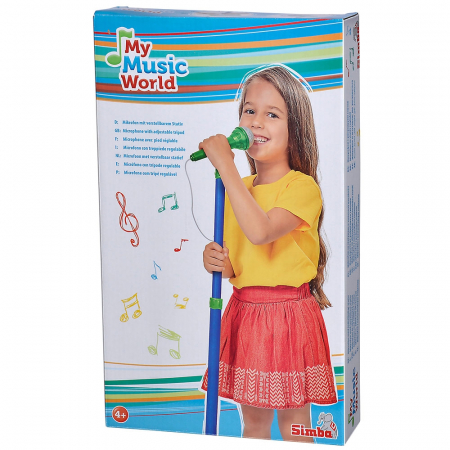 Microfon Simba My Music World Microphone cu stativ [4]