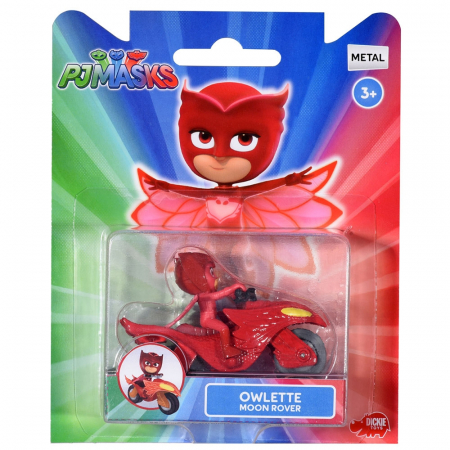 Motocicleta Dickie Toys Eroi in Pijama Moon Rover cu figurina Owlette [1]