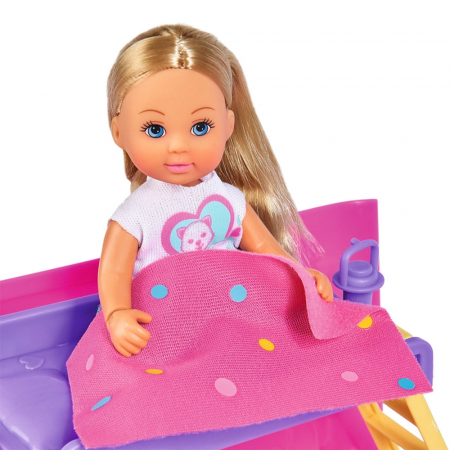 Papusa Simba Evi Love 12 cm Holiday Camper cu rulota si accesorii [6]