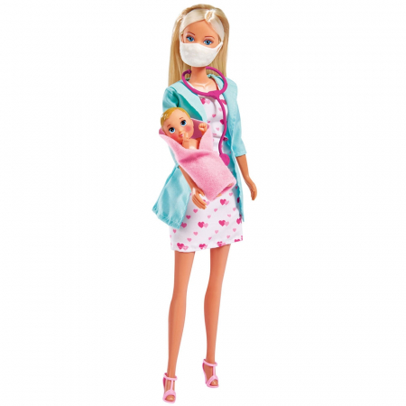 Papusa Simba Steffi Love Baby Doctor 29 cm cu accesorii [0]