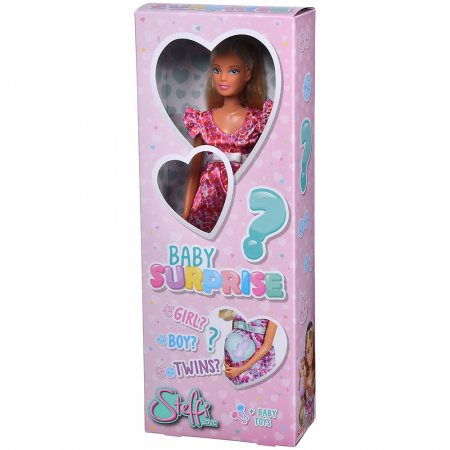 Papusa Simba Steffi Love Baby Surprise 29 cm cu accesorii [0]