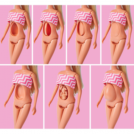 Papusa Simba Steffi Love Baby Surprise 29 cm cu accesorii [5]