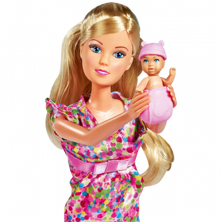 Papusa Simba Steffi Love Baby Surprise 29 cm cu accesorii [7]
