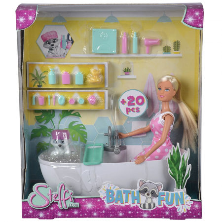 Papusa Simba Steffi Love Bath Fun 29 cm cu figurina si accesorii [9]