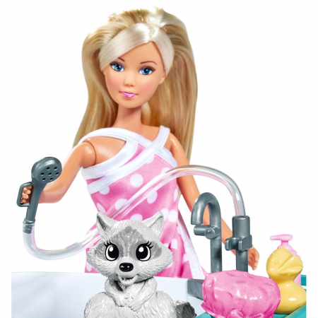 Papusa Simba Steffi Love Bath Fun 29 cm cu figurina si accesorii [2]