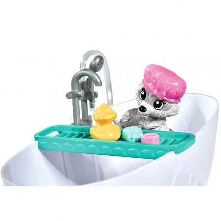 Papusa Simba Steffi Love Bath Fun 29 cm cu figurina si accesorii [4]