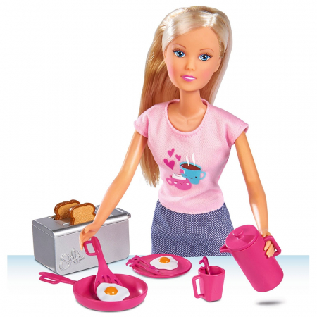 Papusa Simba Steffi Love Breakfast 29 cm cu accesorii [0]