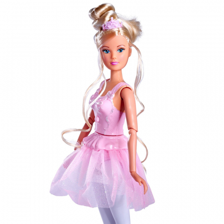 Papusa Simba Steffi Love Dancing Ballerinas 29 cm cu figurina [3]