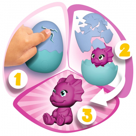 Papusa Simba Steffi Love Dino Surprise 29 cm cu 2 figurine [4]