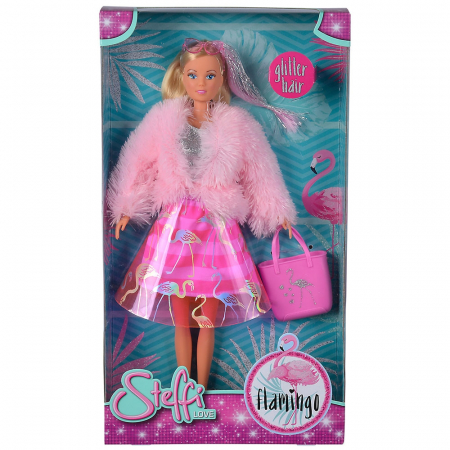 Papusa Simba Steffi Love Flamingo 29 cm cu accesorii [10]