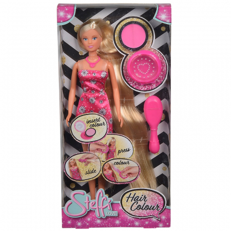 Papusa Simba Steffi Love Hair Colour 29 cm cu accesorii [2]