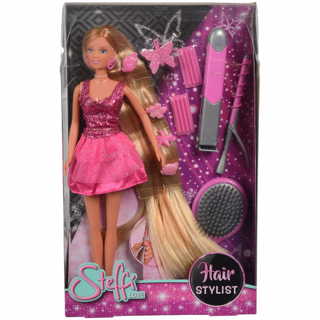 Papusa Simba Steffi Love Hair Stylist 29 cm cu accesorii [9]