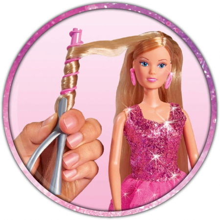 Papusa Simba Steffi Love Hair Stylist 29 cm cu accesorii [3]