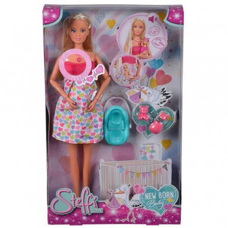 Papusa Simba Steffi Love New Born Baby 29 cm cu accesorii [11]