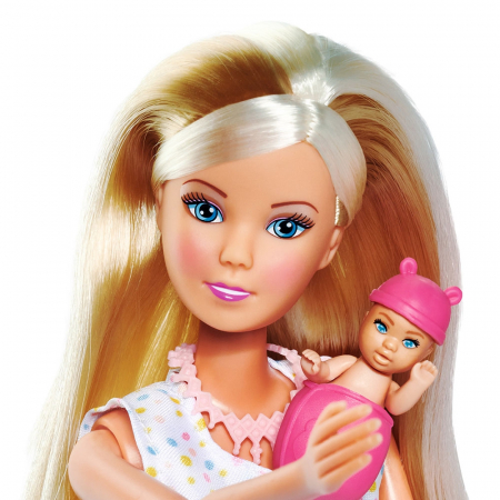 Papusa Simba Steffi Love Newborn Baby Room 29 cm cu figurina si accesorii [6]