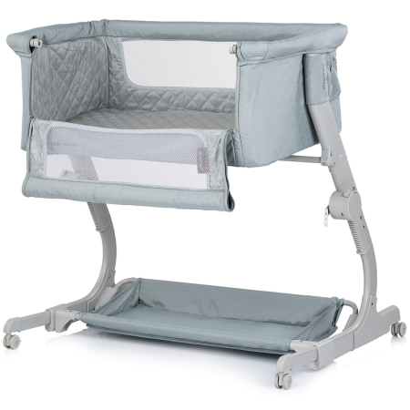 Patut co-sleeper Chipolino Eleganza cu laterala culisanta basil [1]