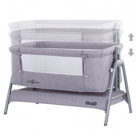 Patut Co-Sleeper Chipolino Sweet Dreams grey [2]