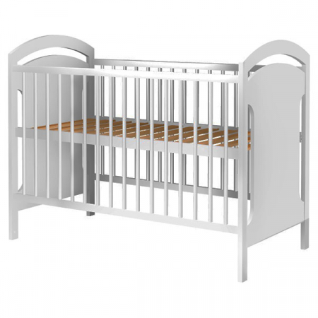 Patut copii din lemn Hubners Anita 120x60 cm alb [1]