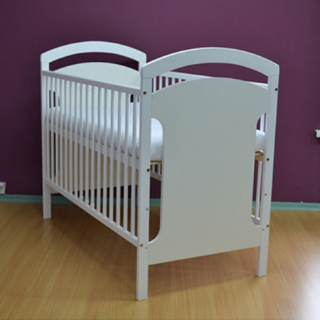 Patut copii din lemn Hubners Anita 120x60 cm alb [3]