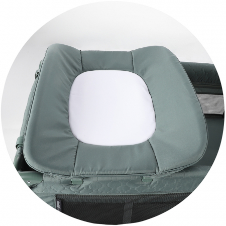 Patut pliabil Chipolino Bella pastel green [4]