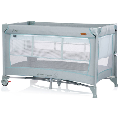 Patut pliabil Chipolino Glory cu laterala culisanta basil [2]