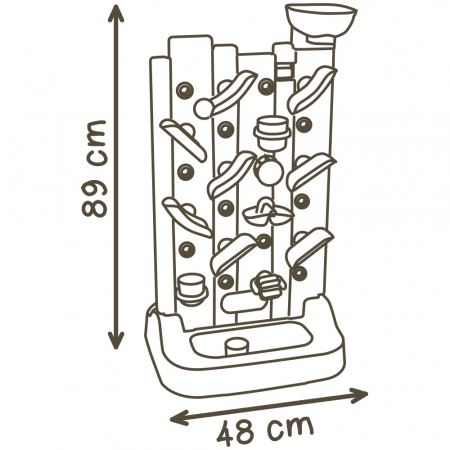 Perete de activitati Smoby 6 in 1 cu accesorii [2]