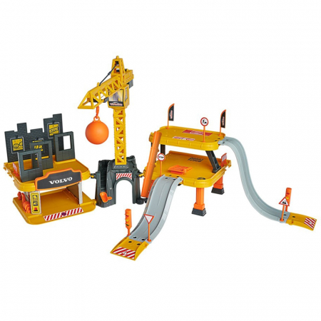 Pista de masini Majorette Creatix Construction cu 5 masinute Volvo [1]