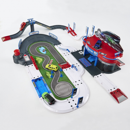 Pista de masini Majorette Creatix Dacia Duster Test Center cu 4 masinute [2]