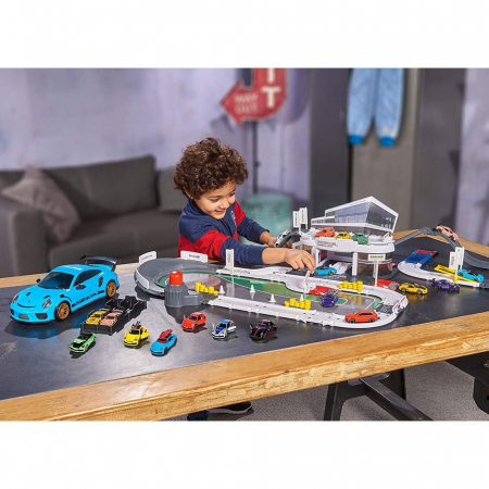 Pista de masini Majorette Creatix Porsche Experience Center cu 5 masinute [3]
