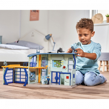 Pista de masini Simba Fireman Sam Police Station cu figurina [5]