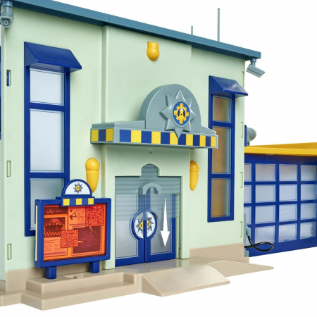 Pista de masini Simba Fireman Sam Police Station cu figurina [2]