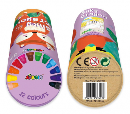 Set creativ creta 3 in 1 cu poster de colorat cu vulpe [2]