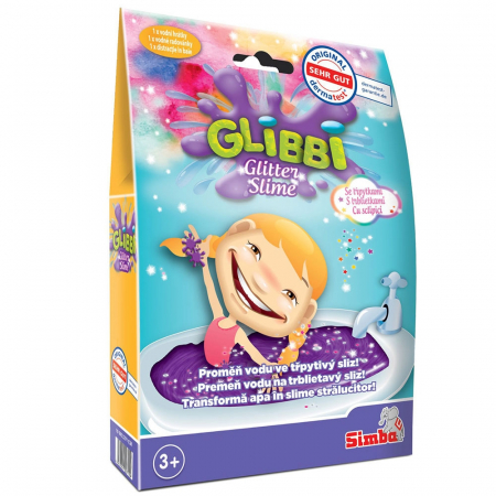 APĂ ȘI NISIP - Pudra de baie Simba Glibbi Glitter Slime 150 g
