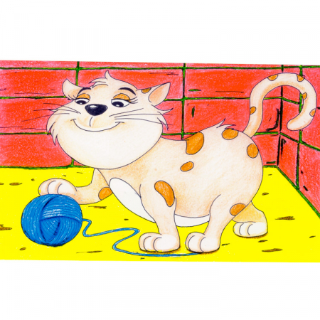 Puzzle cuburi din lemn 15 piese cu animale domestice [4]