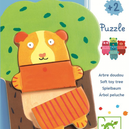 JUCĂRII BEBE - Puzzle lemn Djeco Copacelul vesel